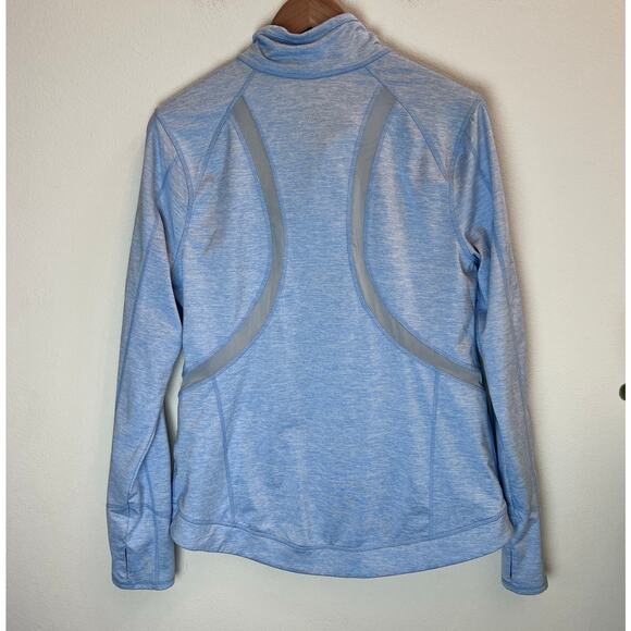 Tangerine Women's Blue Long Sleeve Full-Zip Jacket Sweater Size Large Outdoor - Picture 2 of 6